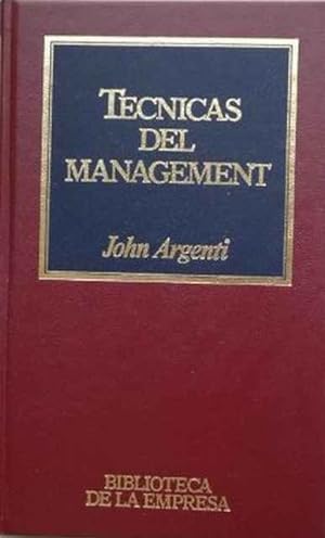 Seller image for Tcnicas del management for sale by SOSTIENE PEREIRA