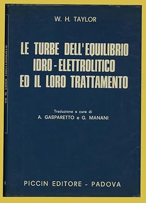 Seller image for Dieta Le turbe dell'equilibrio idro elettrolitico e loro trattamento Taylor for sale by Studio Bibliografico Imprimatur