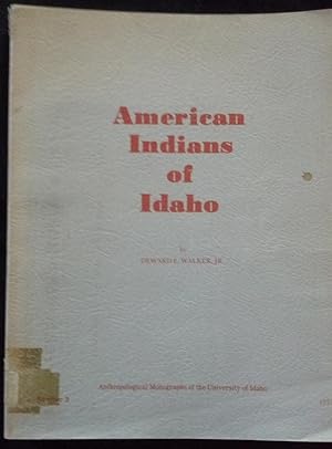 Immagine del venditore per American Indians of Idaho - Volume 1 Aboriginal Cultures venduto da Tangible Tales