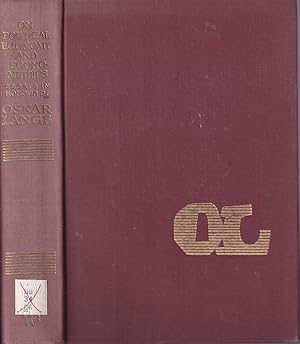 Seller image for On Political Economy And Econometrics Essays In Honour Of Oskar Lange for sale by Jonathan Grobe Books