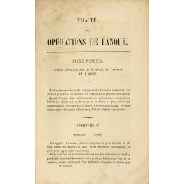 Seller image for Traite theorique et pratique des operations de banque for sale by Libreria Antiquaria Giulio Cesare di Daniele Corradi