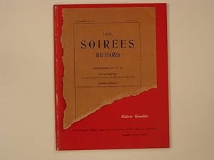 Les soirées de Paris - Galerie Knoedler 16mai . 30 juin 1958