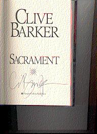 Seller image for SACRAMENT for sale by ODDS & ENDS BOOKS