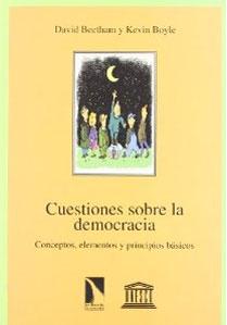 Bild des Verkufers fr CUESTIONES SOBRE LA DEMOCRACIA: Conceptos, elementos y principios bsicos zum Verkauf von KALAMO LIBROS, S.L.