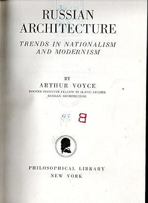 Bild des Verkufers fr RUSSIAN ARCHITECTURE - TRENDS IN NATIONALISM AND MODERNISM zum Verkauf von ART...on paper - 20th Century Art Books