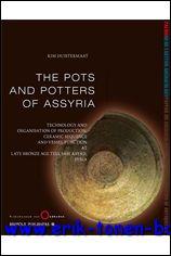 Immagine del venditore per Pots and Potters of Assyria. Technology and organisation of production, ceramic sequence and vessel function at Late Bronze Age Tell sabi Abyad, Syria, venduto da BOOKSELLER  -  ERIK TONEN  BOOKS