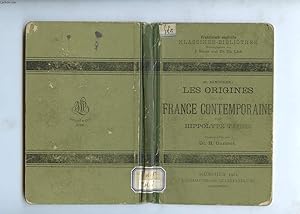 Bild des Verkufers fr LES ORIGINES DE LA FRANCE CONTEMPORAINE zum Verkauf von Le-Livre
