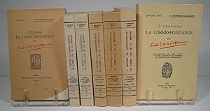 Imagen del vendedor de  travers la correspondance de l'abb J. M. de la Mennais. 7 volumes a la venta por Librairie Bonheur d'occasion (LILA / ILAB)