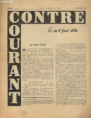 Seller image for CONTRE COURANT - IVe ANNEE - CINQUIEME SERIE N63 - NOVEMBRE 1955. for sale by Le-Livre