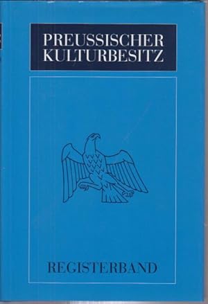 Bild des Verkufers fr Jahrbuch Preuischer Kulturbesitz. Register fr die Bnde I - XL. zum Verkauf von Antiquariat Carl Wegner