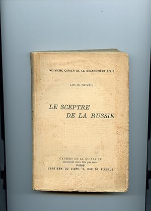 Image du vendeur pour LE SCEPTRE DE LA RUSSIE. mis en vente par Librairie CLERC