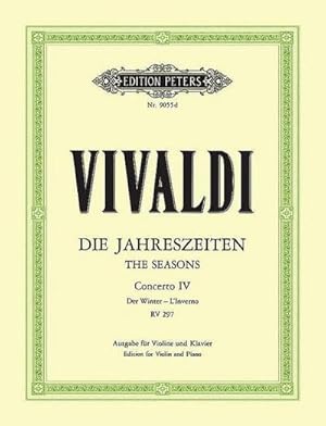 Seller image for Violin Concerto in F minor Op. 8 No. 4 Winter for sale by AHA-BUCH GmbH