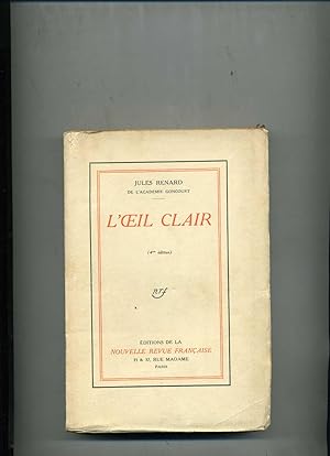 Seller image for L'OEIL CLAIR. 4me dition. for sale by Librairie CLERC