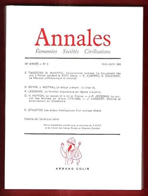 Annales , Économie - Sociétés - Civilisations . n° 3 . Mai-Juin 1983 : Conjonctures Inverses . Le...