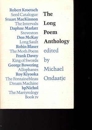 THE LONG POEM ANTHOLOGY.