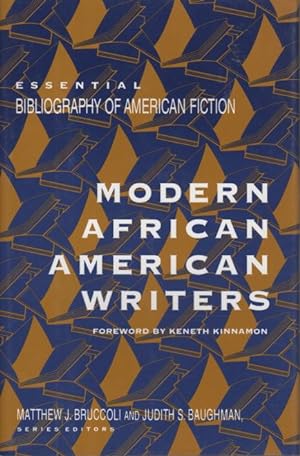 Image du vendeur pour MODERN AFRICAN AMERICAN WRITERS: Essential Bibliogaphy of American Fiction. mis en vente par Bookfever, IOBA  (Volk & Iiams)