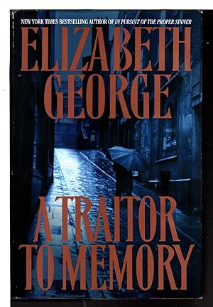 Image du vendeur pour A TRAITOR TO MEMORY. mis en vente par Bookfever, IOBA  (Volk & Iiams)