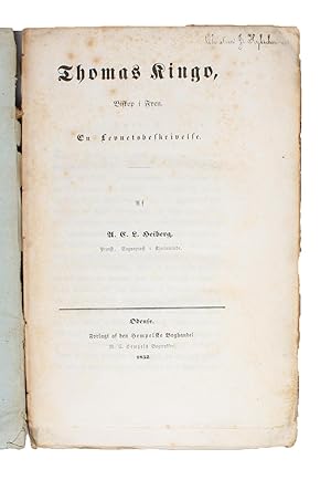 Seller image for Thomas Kingo, Biskop i Fyen. En Levnetsbeskrivelse. for sale by Lynge & Sn ILAB-ABF