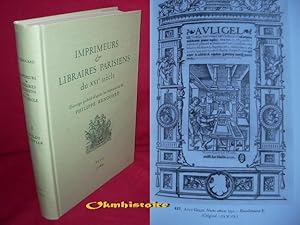 Imagen del vendedor de Imprimeurs et Libraires Parisiens du XVIe sicle. --------- TOME 2 : de Baaleu  Banville a la venta por Okmhistoire