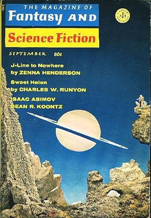 "Muse" in FANTASY AND SCIENCE FICTION, September 1969.