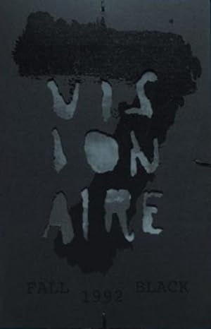 Seller image for VISIONAIRE NO. 7: BLACK (FALL 1992) for sale by Arcana: Books on the Arts