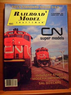 Image du vendeur pour RAILROAD MODEL CRAFTSMAN, DECEMBER 1990 mis en vente par Rose City Books