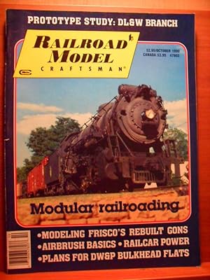 Image du vendeur pour RAILROAD MODEL CRAFTSMAN, OCTOBER 1990 mis en vente par Rose City Books