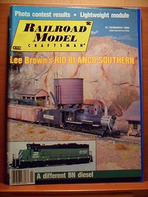 Image du vendeur pour RAILROAD MODEL CRAFTSMAN, MARCH 1984 mis en vente par Rose City Books