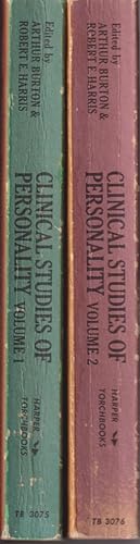 Image du vendeur pour Clinical Studies Of Personality Volume 1. Personality Disorders In Adults. Volume 2. Reactions Due To Brain Damage, Mental Retardation, Personality Disorders In Children, Studies Of Normal Persons mis en vente par Jonathan Grobe Books