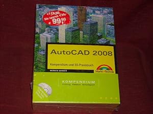 AutoCAD 2008-Schuber: Kompendium und 3D-Praxisbuch (Kompendium / Handbuch).
