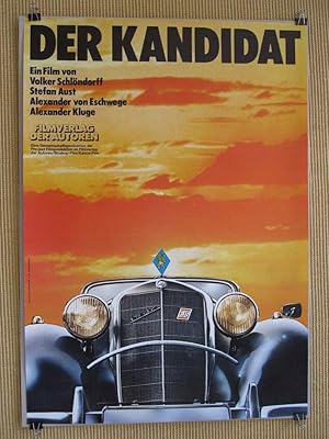 Poster Der Kandidat (Movie by Volker Schlöndorff)