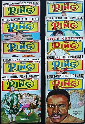 The Ring. World's Foremost Boxing Magazine: January, March, April, May, June, July, August, Septe...