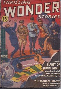 Imagen del vendedor de THRILLING WONDER Stories: October, Oct. 1939 a la venta por Books from the Crypt
