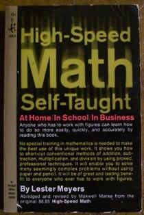 High-speed Math Self Taught