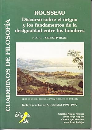 ROUSSEAU - DISCURSO SOBRE EL ORIGEN Y LOS FUNDAMENTOS DE LA DESIGUALDAD ENTRE LOS HOMBRES