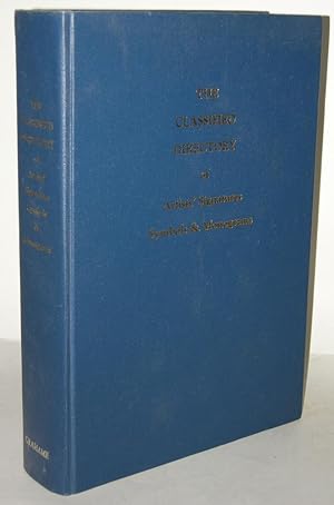 Bild des Verkufers fr The Classified Directory of Artists` Signatures, Symbols & Monograms zum Verkauf von Antiquariat Werner Steinbei