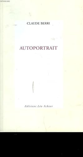 Bild des Verkufers fr AUTOPORTRAIT zum Verkauf von Le-Livre