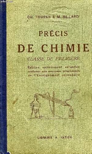 Seller image for PRECIS DE CHIMIE, CLASSE DE 1re for sale by Le-Livre
