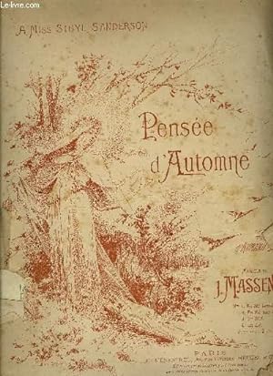 Seller image for PENSEE D'AUTOMNE for sale by Le-Livre