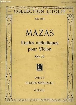 Seller image for ETUDES MELODIQUES POUR VIOLON for sale by Le-Livre