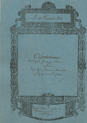 Assoluzione di pagamento di un podere denominato Manzolino nel Comune di Manzolino nel Comune di ...