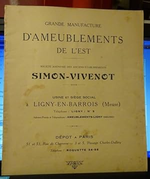 Grande Manufacture D`Ameublements de L`est (Societe Anonyme des Anciens Etablissements Simon-Vive...