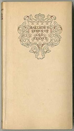 Image du vendeur pour Ballads & Lyrics of Old France with other Poems by A. Lang mis en vente par Between the Covers-Rare Books, Inc. ABAA