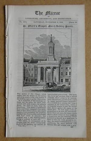 Seller image for The Mirror of Literature, Amusement, and Instruction. No. 458. Saturday, November 6, 1830. for sale by N. G. Lawrie Books