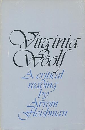 Immagine del venditore per Virginia Woolf : A Critical Reading venduto da Kenneth A. Himber