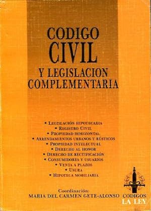 CODIGO CIVIL Y LEGISLACION COMPLEMENTARIA.