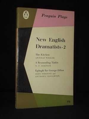 Seller image for New English Dramatists 2: The Kitchen; A Resounding Tinkle; Epitaph for George Dillon: Penguin Plays PL38 for sale by Tarrington Books