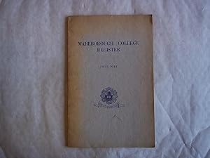 Marlborough College Register 1933-1944. Appendix to Eighth Edition.