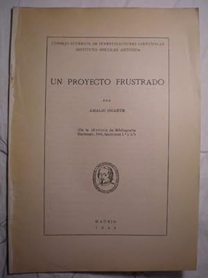 Un proyecto frustrado