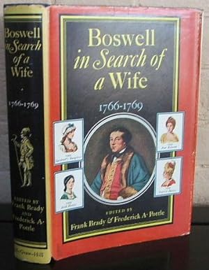 Imagen del vendedor de Boswell in Search of a Wife 1766-1769 (The Yale Editions of The Private Papers of James Boswell) a la venta por The Wild Muse